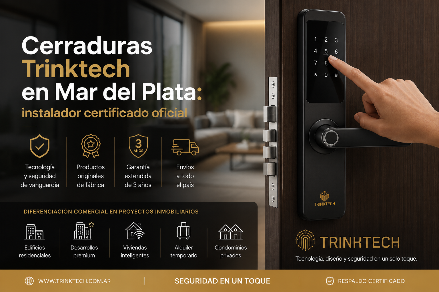 cerraduras marca Trinktech
