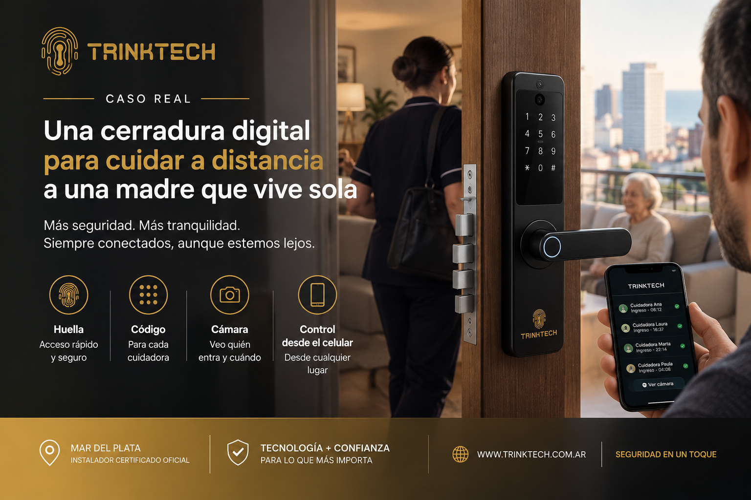 cerradura para adulto mayor